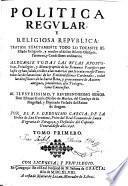 Política Regular y Religiosa Republica