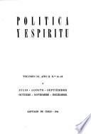 Política y espíritu