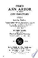 Polk's Ann Arbor, Ypsilanti and Washtenaw County Directory