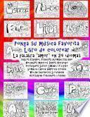 Ponga Su Música Favorita Libro de Colorear la Palabra Amor en 24 Idiomas
