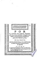 Por D. Alonso de Robles Miñarro, y D. Juan Muñoz de Robles, abogado de los Reales Consejos, Alcayde, y Regidor perpetuo de la Villa de Caravaca en el pleyto con el señor fiscal, y el contador de Medias Annatas D. Gregorio Francisco de Quevedo sobre la quiebra del arrendamiento de frutos de la encomienda, y Villa de Moratalla, desde primero de Enero de 1718 hasta fin de Diciembre de 1720