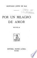 Por un milagro de amor