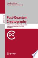 Post-Quantum Cryptography