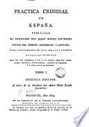 Practica criminal de España