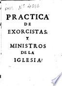 Practica de exorcistas y ministros de la Iglesia