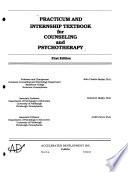 Practicum and Internship Textbook for Counseling and Psychotherapy