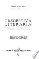 Preceptiva literaria para estudios de secundaria y normal