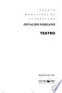 Premio Municipal de Literatura Osvaldo Soriano