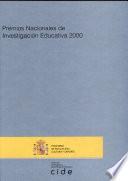 Premios nacionales de investigación educativa 2000