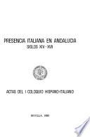 Presencia italiana en Andalucía, siglos XIV-XVII