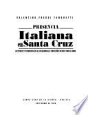Presencia italiana en Santa Cruz