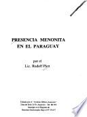 Presencia menonita en el Paraguay