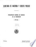 Presupuesto general de egresos de la federación