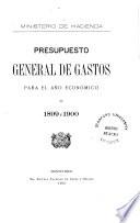 Presupuesto general de gastos para el ejercicio económico ...