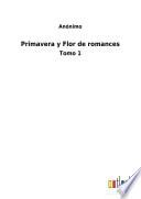 Primavera y Flor de romances