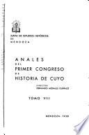 Primer Congreso de historia de Cuyo