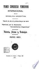 Primer Congreso Femenino Internacional de la República Argentina