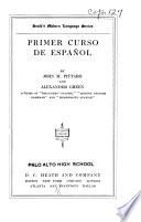 Primer curso de español