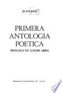 Primera antología poética
