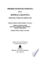 Primera escritura femenina en la República Argentina