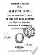 Primera parte de la gramática latina