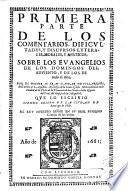 Primera parte de los comentarios y discursos lyterales