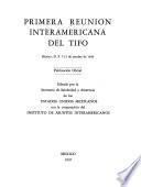 Primera reunion interamericana del tifo, Mexico, D.F., 7-13 de octubre de 1945