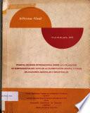 Primera Reunion Internactional Sobre la Utilizactio du Subproduct del cafe en la Alimentacion animal y otras Aplicaciones Agricolas e Industriales