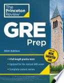 Princeton Review GRE Prep, 36th Edition