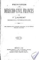 Principios de derecho civil frances