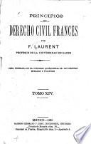 Principios de derecho civil frances