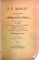 Principios de legislación penal. Obra publicada en Paris en 1790, version castellana...