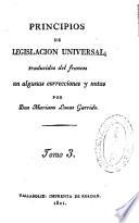 Principios de legislación universal