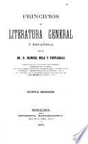 Principios de literatura general y española