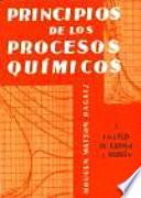 Principios de los procesos químicos .balances de materia y energia