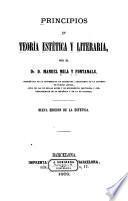 Principios de teoría estética y literaria