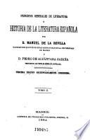 Principios generales de literatura é historia de la literatura española