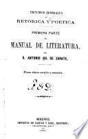Principios generales de retórica y poética