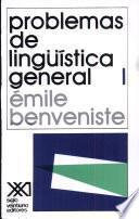Problemas de lingüística general