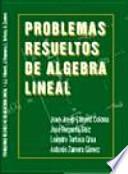 Problemas resueltos de álgebra lineal
