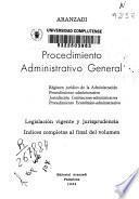 Procedimiento administrativo general