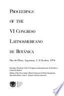 Proceedings of the 6th Congreso Latinoamericano de Botánica