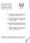 Proceedings of the Conference on Plasma Physics and Controlled Nuclear Fusion Research