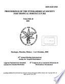 Proceedings of the Interamerican Society for Tropical Horticulture