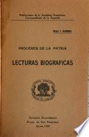 Proceres de la patria, lecturas biográficas