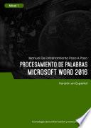 Procesamiento de Palabras (Microsoft Word 2016) Nivel 1