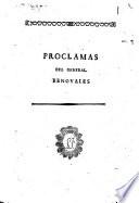 Proclamas del general. Renovales