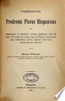 Prodromus florae Hispanicae seu synopsis methodica omnium plantarum in Hispania sponte nascentium vel frequentius cultarum quae innotuerunt
