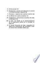 Programa del Partido Comunista de Cuba