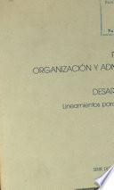 Programa III Organizacion y Administracion para el desarrollo Rural- lineamientos para la cooperacion